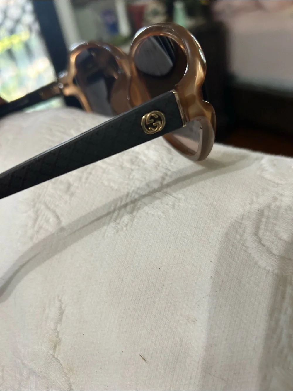Gucci Brown Gradient Women's Sunglasses